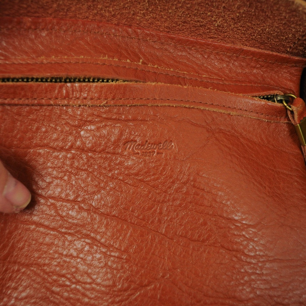 Madewell The Transport Tote Bag Leather Monogram - Picture 5 of 7
